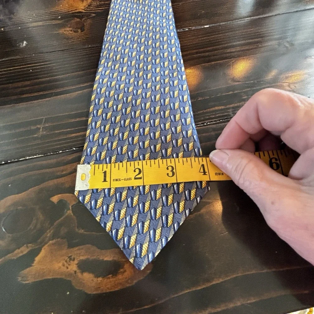 Lot of 5 100% Silk Name Brand‎ Ties Assorted Colors Geometric Abstract